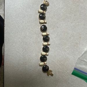 Vintage Gold tone bowling pin and ball bracelet